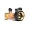 Thrifco Plumbing Brass Wye With Shut-Off 4403383 - alternate 3
